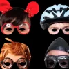 Sale 1/2 masker 8-pak Festartikler|Underholdning Til Nytår