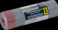 Sale Affaldspose med snøreluk 20 L Affaldsspande Og -Poser