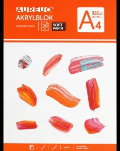 Sale Akrylblok A4 - sort Øvrige Hobbyartikler