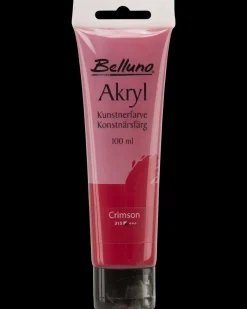 Discount Akrylfarve 100 ml Crimson Akrylmaling