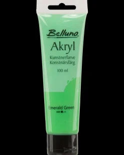 Akrylfarve 100 ml Emerald green Akrylmaling