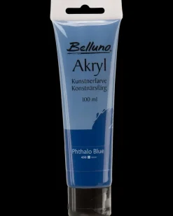 Outlet Akrylfarve 100 ml Phthalo blue Akrylmaling