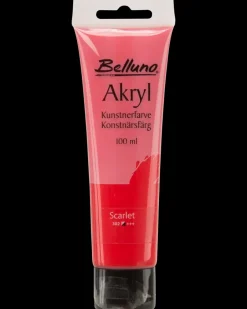 Online Akrylfarve 100 ml Scarlet Akrylmaling