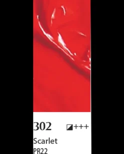 Online Akrylfarve 100 ml Scarlet Akrylmaling