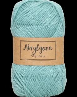 Clearance Akrylgarn 50 g - azurgrøn Sy Og Strik