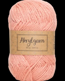 Hot Akrylgarn 50 g - lys orange Sy Og Strik