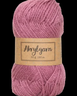 Best Akrylgarn 50 g - mørk rosa Sy Og Strik