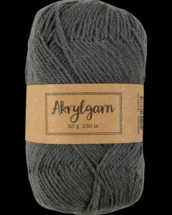 Akrylgarn 50 g - mørkegrå Sy Og Strik