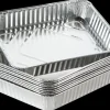 Clearance Alubakke lille 17,5 x 22,5 - 10-pak Reserve- Og Løsdele|Grilltilbehør