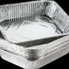 Best Alubakke med høj kant 26 x 32 cm 10-pak Reserve- Og Løsdele|Grilltilbehør