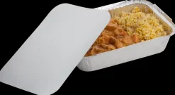 Clearance Alubakke med låg 26 x 19 cm - 10-pak Reserve- Og Løsdele|Grilltilbehør
