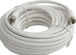 New Antennekabel 10 meter med F-stik Antennekabler
