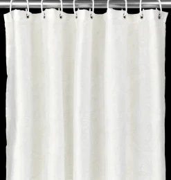 Sale Badeforhæng 140 x 200 cm - Hvid/sand Badeværelsesartikler