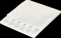 Sale Badeforhæng 140 x 200 cm - Hvid/sand Badeværelsesartikler