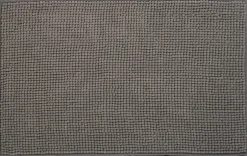 Bademåtte 50 x 80 cm - Grå Badeværelsesartikler