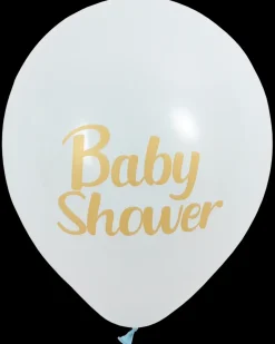 Outlet Ballon baby shower lyseblå 6-pak Festartikler