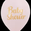 Ballon baby shower lyserød 6-pak Festartikler