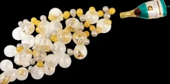 Best Ballonbue - champagne Festartikler|Nytårspynt