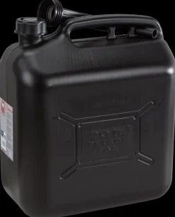 New Benzindunk i sort plast 20 L Tragte Og Dunke