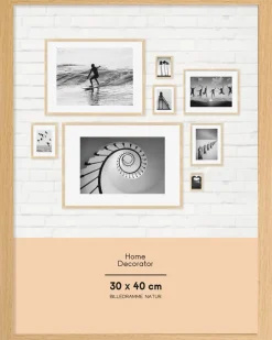 Discount Billedramme 30 x 40 cm - natur Billedrammer