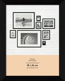 Hot Billedramme 18 x 24 cm - sort Billedrammer