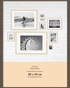 Discount Billedramme 30 x 40 cm - valnød Billedrammer