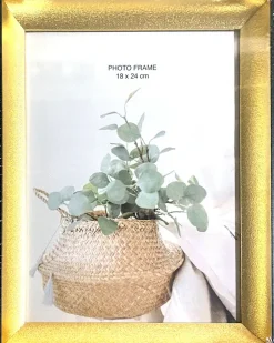Clearance Billedramme guld/sort - 18 x 24 cm Billedrammer