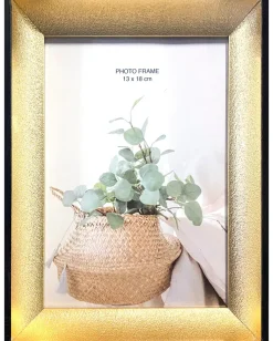 Hot Billedramme guld/sort - 13 x 18 cm Billedrammer