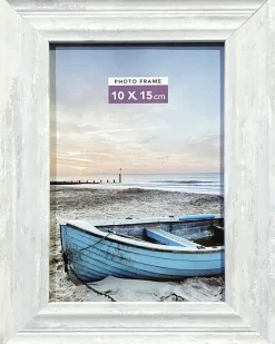 Outlet Billedramme hvid bred - 10 x 15 cm Billedrammer