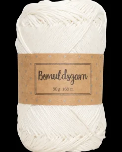 Sale Bomuldsgarn 50 g - hvid Sy Og Strik