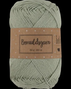 Clearance Bomuldsgarn 50 g - lysegrøn Sy Og Strik