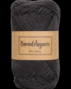 Bomuldsgarn 50 g - sort Sy Og Strik