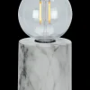 Outlet Bordlampe Marmor H. 15 cm - hvid Bordlamper