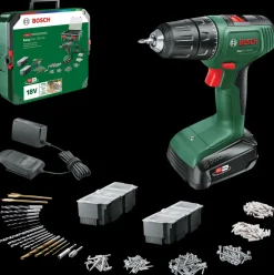 Online Bore-/skruemaskine EasyDrill 18V + SystemBox inkl. batteri Akku Bore- Og Skruemaskiner