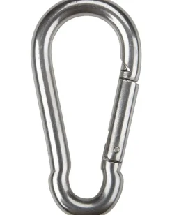 Hot Brandmandshage galvaniseret stål 90 mm Karabinhager