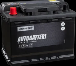 Best BRANFORD Autobatteri 12V 62 Ah (+v) Auto- Og Mc-Batterier