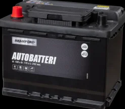 Best BRANFORD Autobatteri 12V 62 Ah (+v) Auto- Og Mc-Batterier