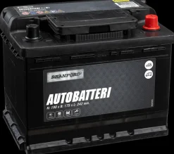 Online BRANFORD Autobatteri 12V 62 Ah (+h) Auto- Og Mc-Batterier