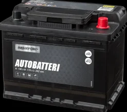 Online BRANFORD Autobatteri 12V 62 Ah (+h) Auto- Og Mc-Batterier