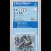 Hot Bræddebolt + møtrik M6 x 20 mm 6-pak Øvrige Monteringsbeslag
