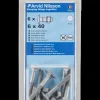 Outlet Bræddebolt + møtrik M6 x 40 mm 6-pak Øvrige Monteringsbeslag
