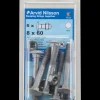 Outlet Bræddebolt M8 x 60 mm 6-pak Øvrige Monteringsbeslag