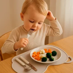 Best Børnedækkeservietter Silikone Spisetid