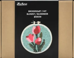 Online Broderisæt - Blomst Sy Og Strik
