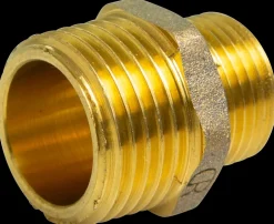 Brystnippel 3/4'' x 1/2'' - messing Rør Og Fittings