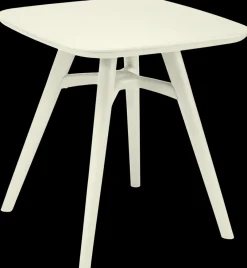Outlet Cafebord 71 x 71 cm - hvid Haveborde