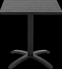 Outlet Cafebord 70 x 70 cm Non-Wood - Sort Havestole