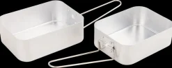 Sale Camping kasserollesæt aluminium 2 dele Gasblus Og Gaskogeplader