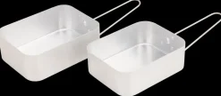 Sale Camping kasserollesæt aluminium 2 dele Gasblus Og Gaskogeplader