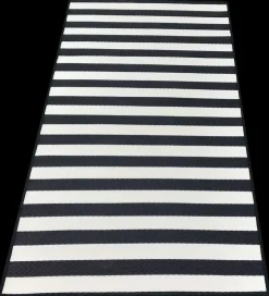 Campingtæppe 120 x 180 cm - sort/hvid Campingudstyr